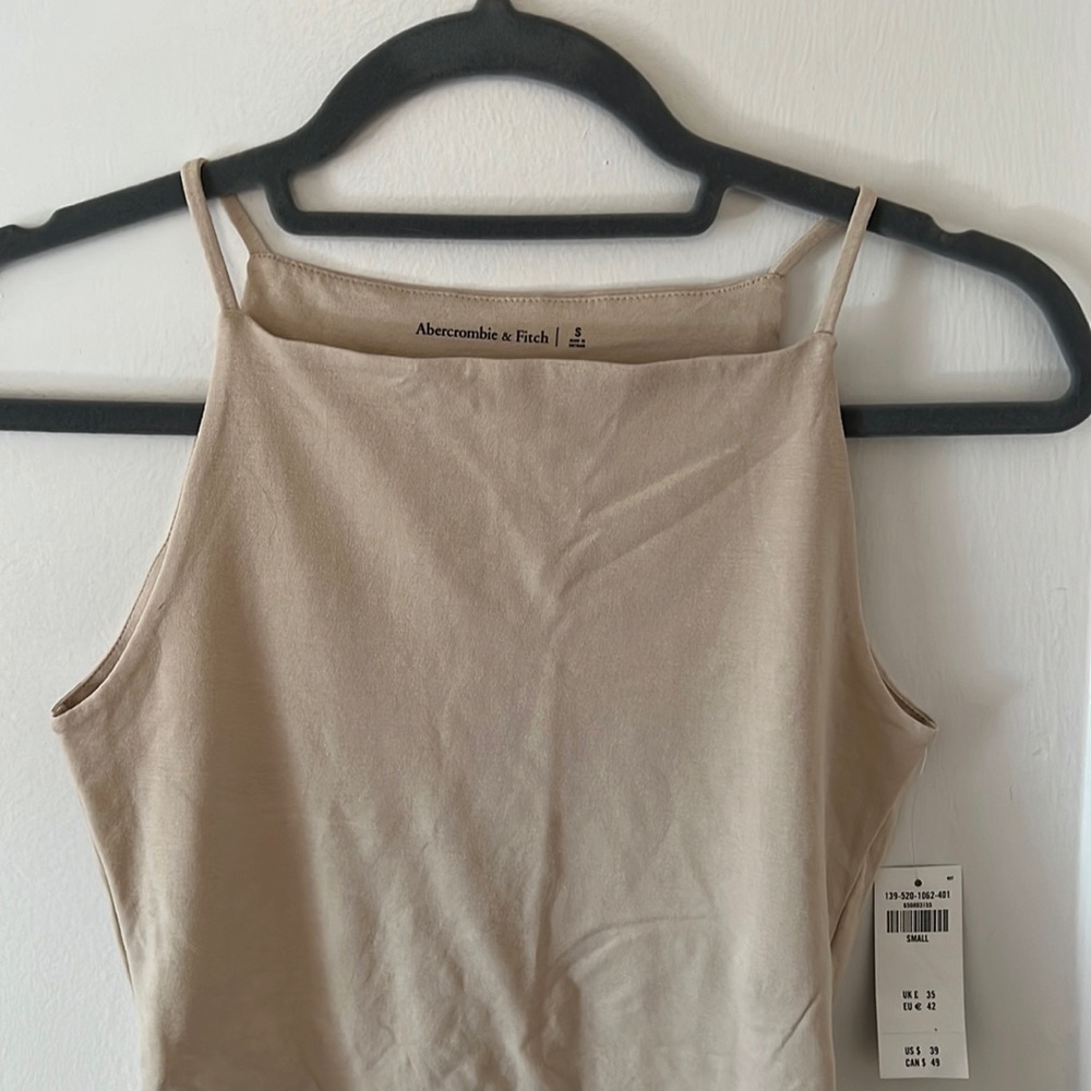 NWT Abercrombie Boatneck Style/Halter High Neck Bodysuit